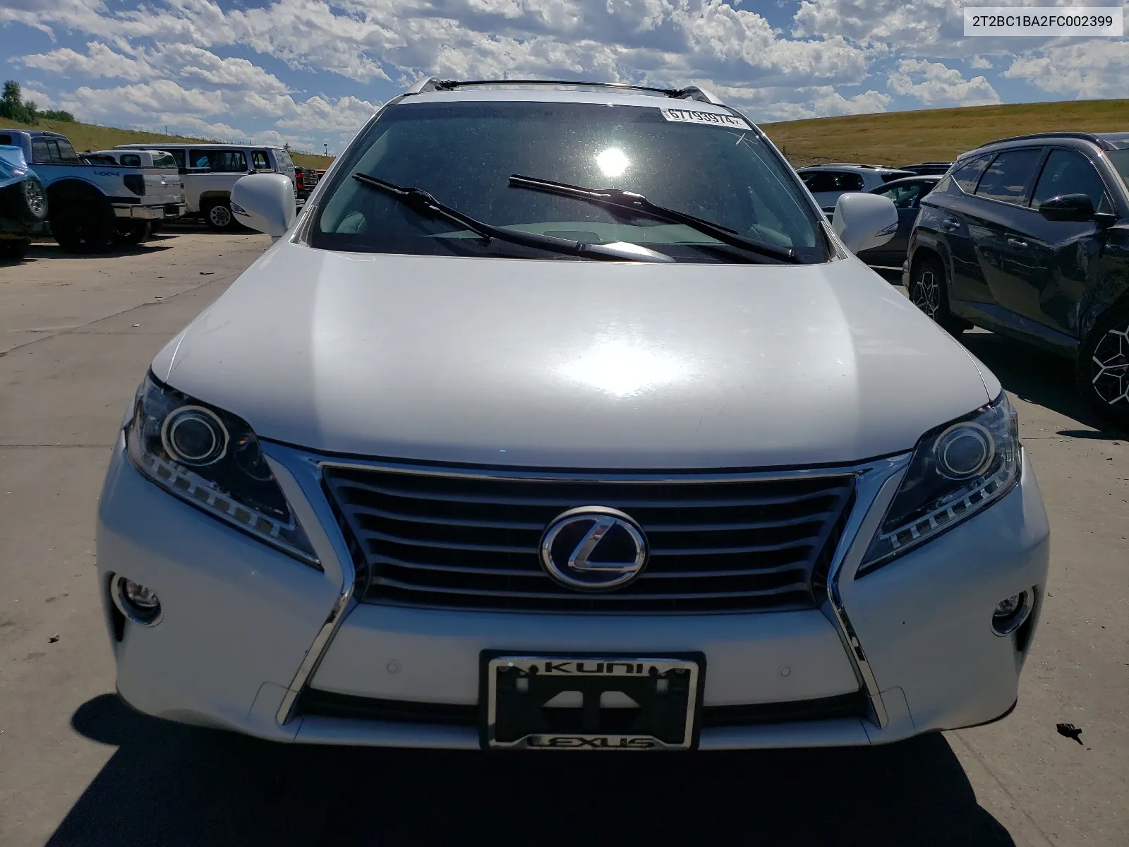 2015 Lexus Rx 450H VIN: 2T2BC1BA2FC002399 Lot: 67793974