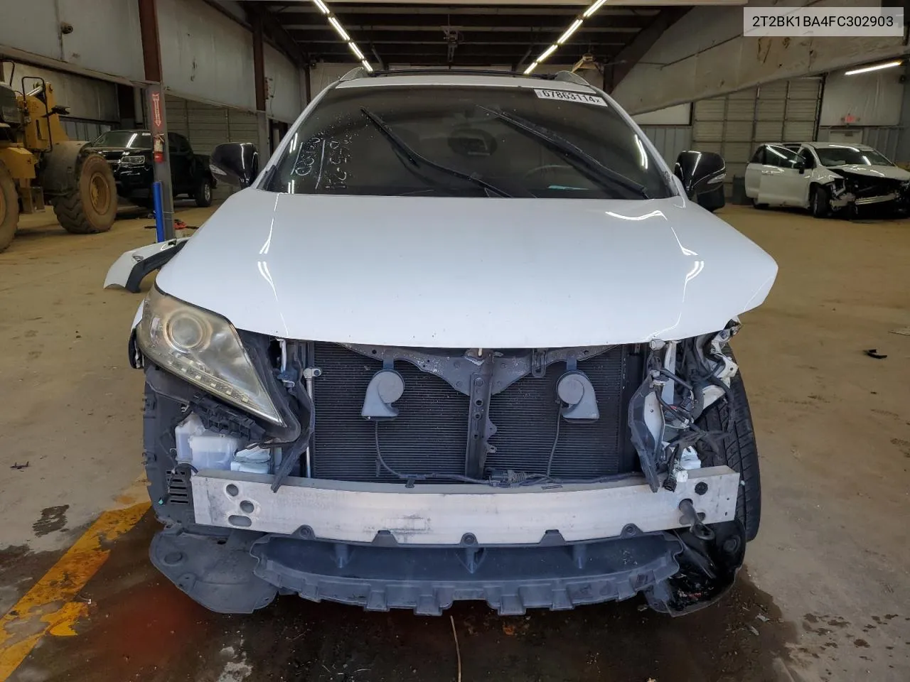 2015 Lexus Rx 350 Base VIN: 2T2BK1BA4FC302903 Lot: 67863114