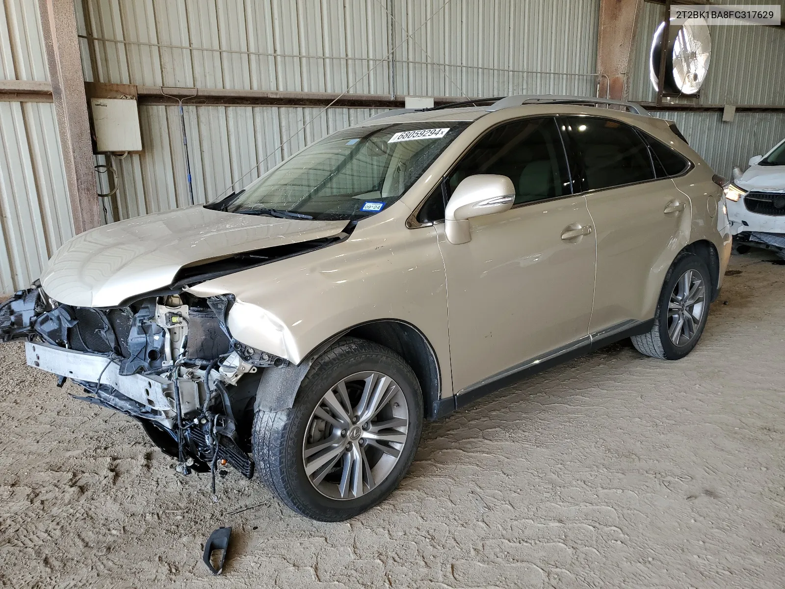 2015 Lexus Rx 350 Base VIN: 2T2BK1BA8FC317629 Lot: 68059294