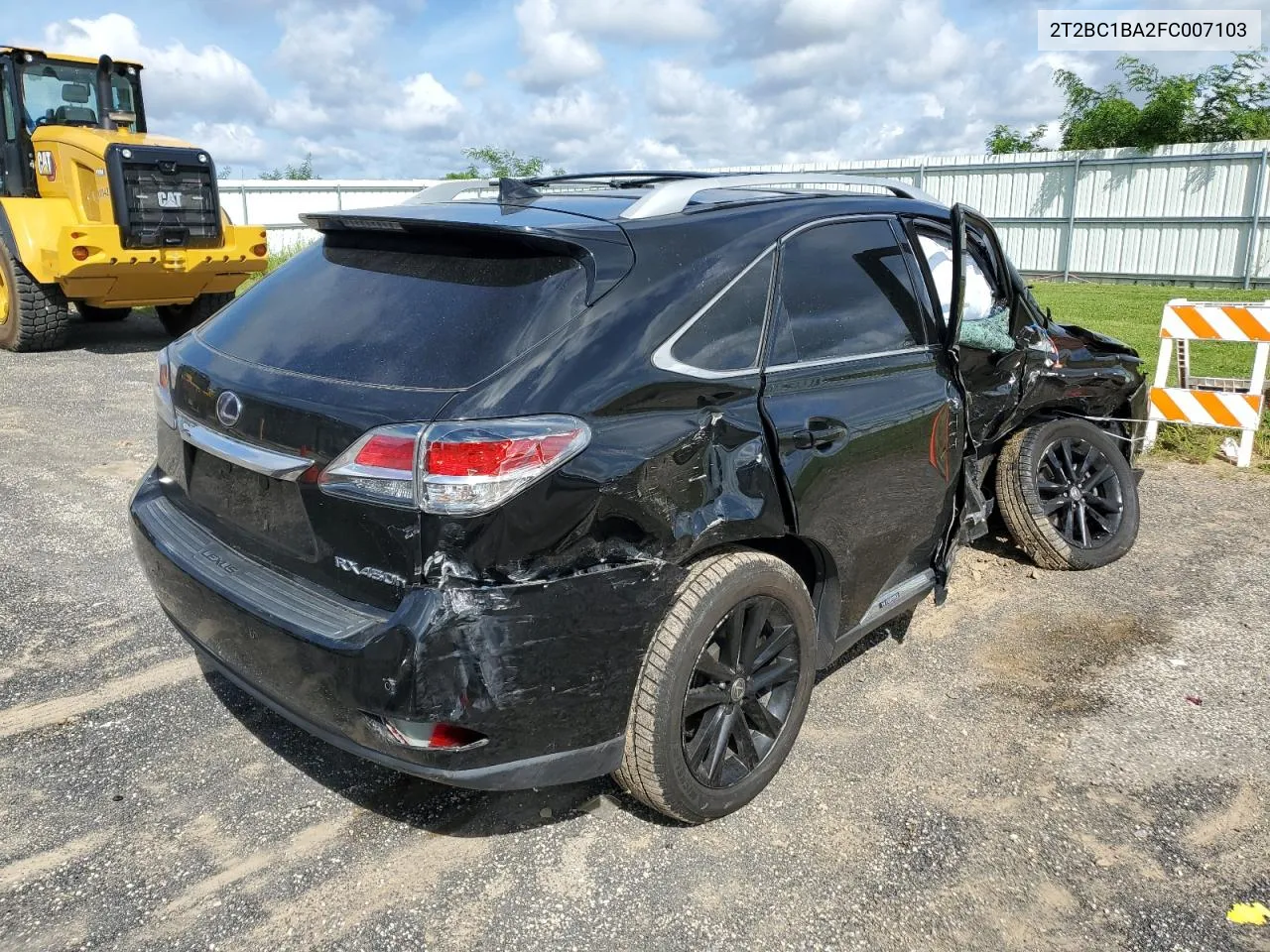 2015 Lexus Rx 450H VIN: 2T2BC1BA2FC007103 Lot: 68183084