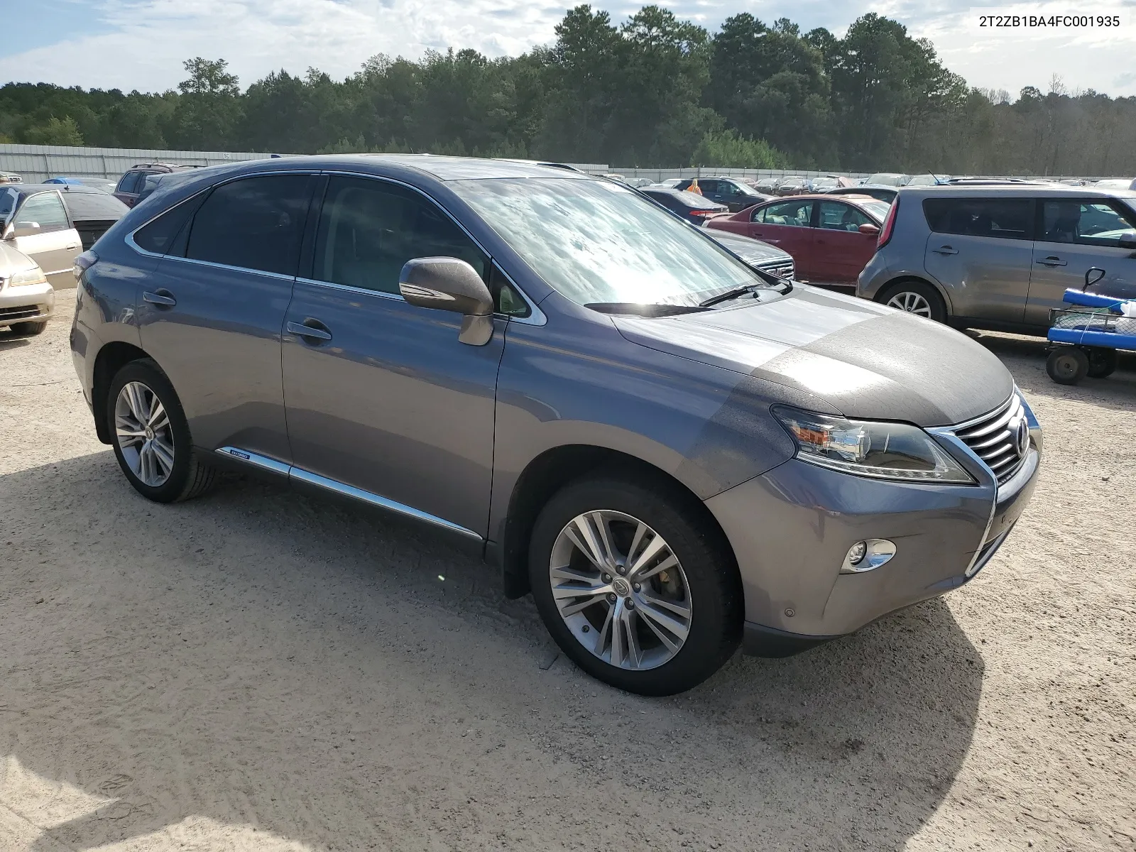 2015 Lexus Rx 450H VIN: 2T2ZB1BA4FC001935 Lot: 68455784