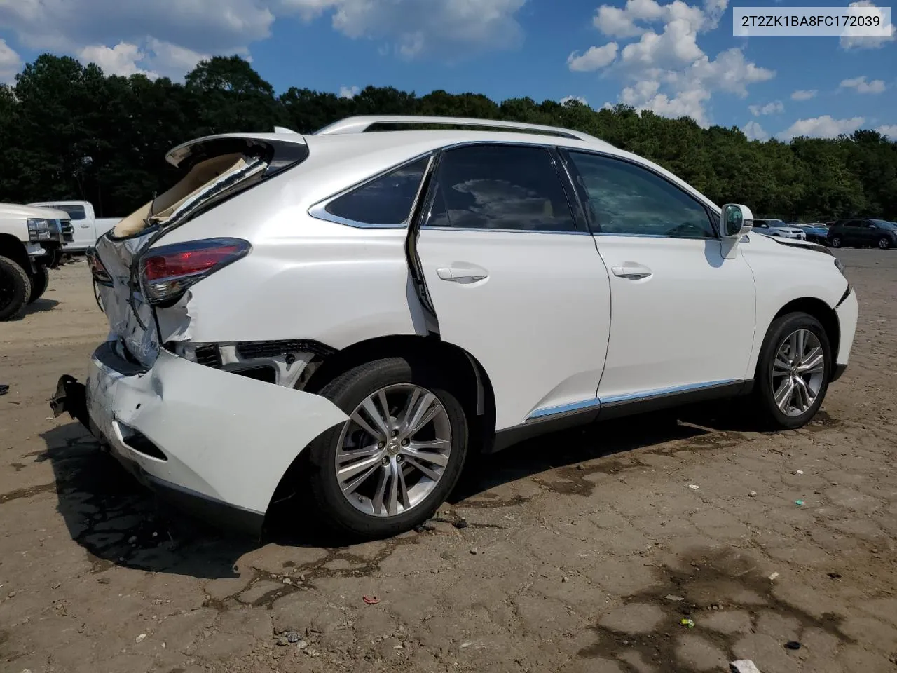 2T2ZK1BA8FC172039 2015 Lexus Rx 350