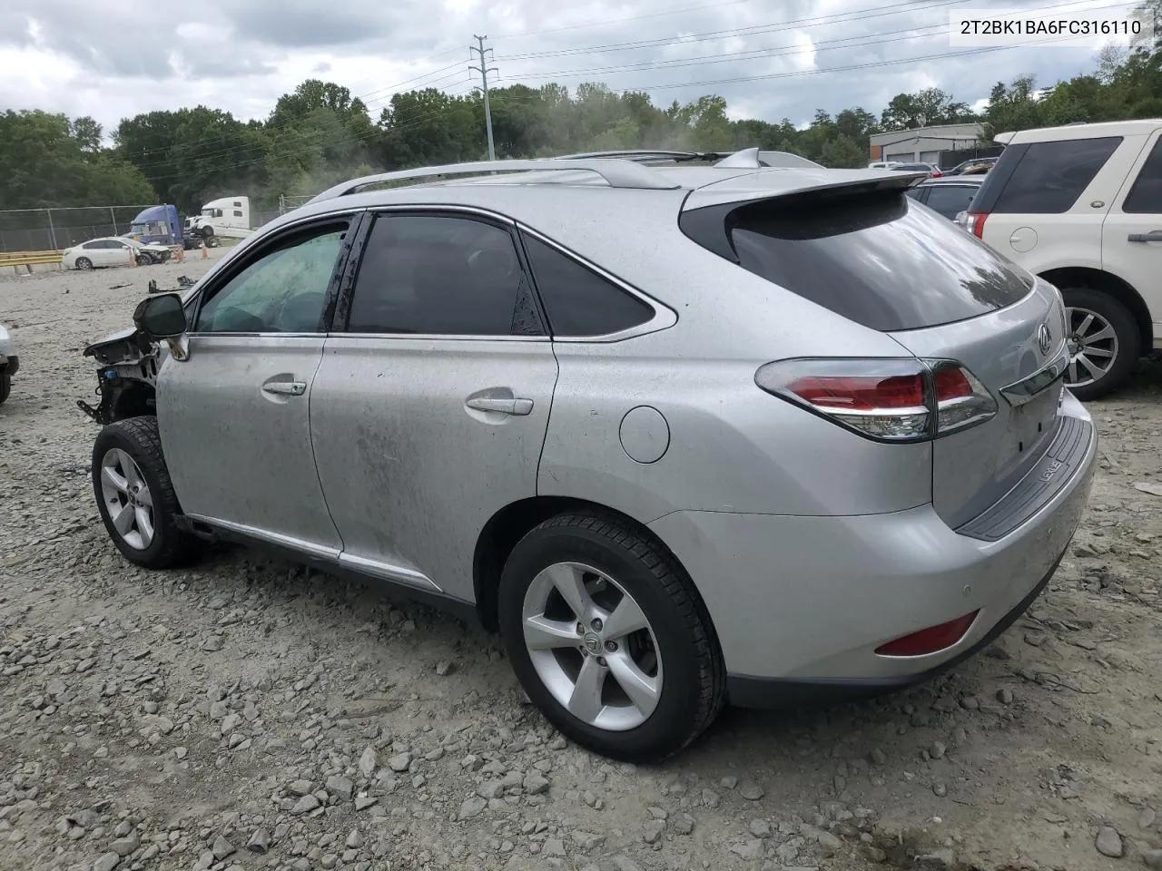 2T2BK1BA6FC316110 2015 Lexus Rx 350 Base