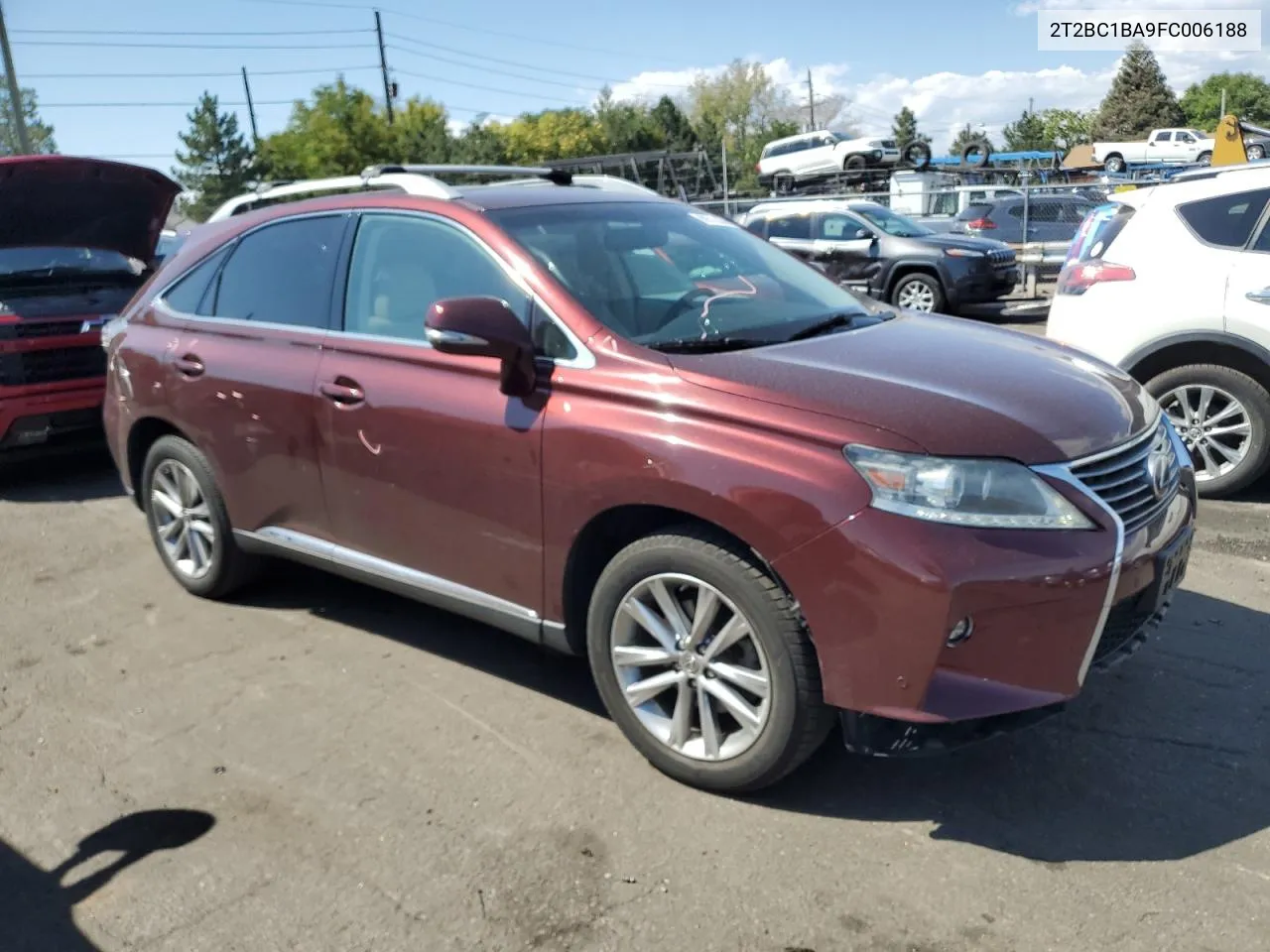 2015 Lexus Rx 450H VIN: 2T2BC1BA9FC006188 Lot: 69516534