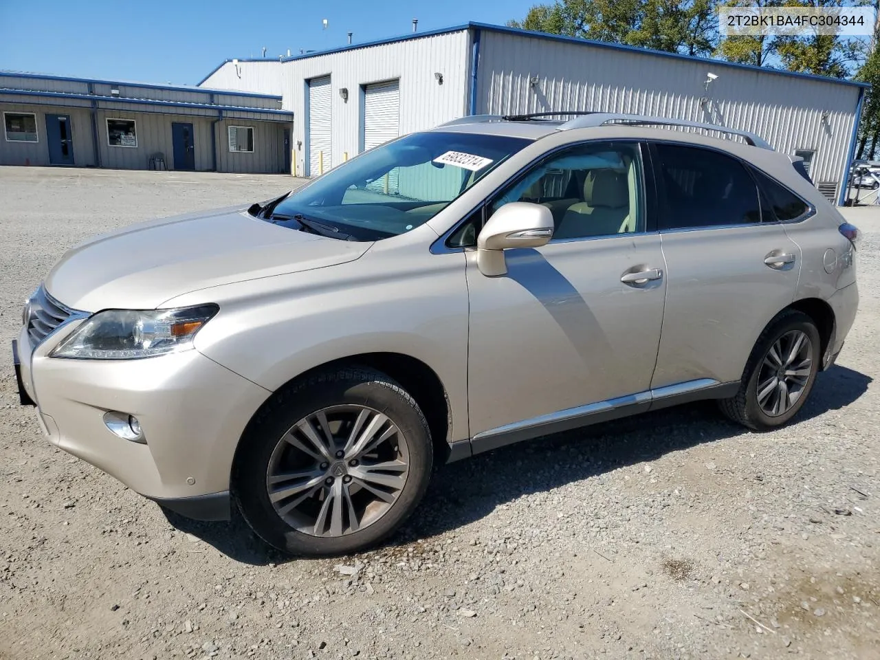 2T2BK1BA4FC304344 2015 Lexus Rx 350 Base