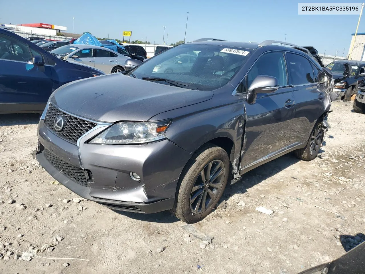 2015 Lexus Rx 350 Base VIN: 2T2BK1BA5FC335196 Lot: 69932524