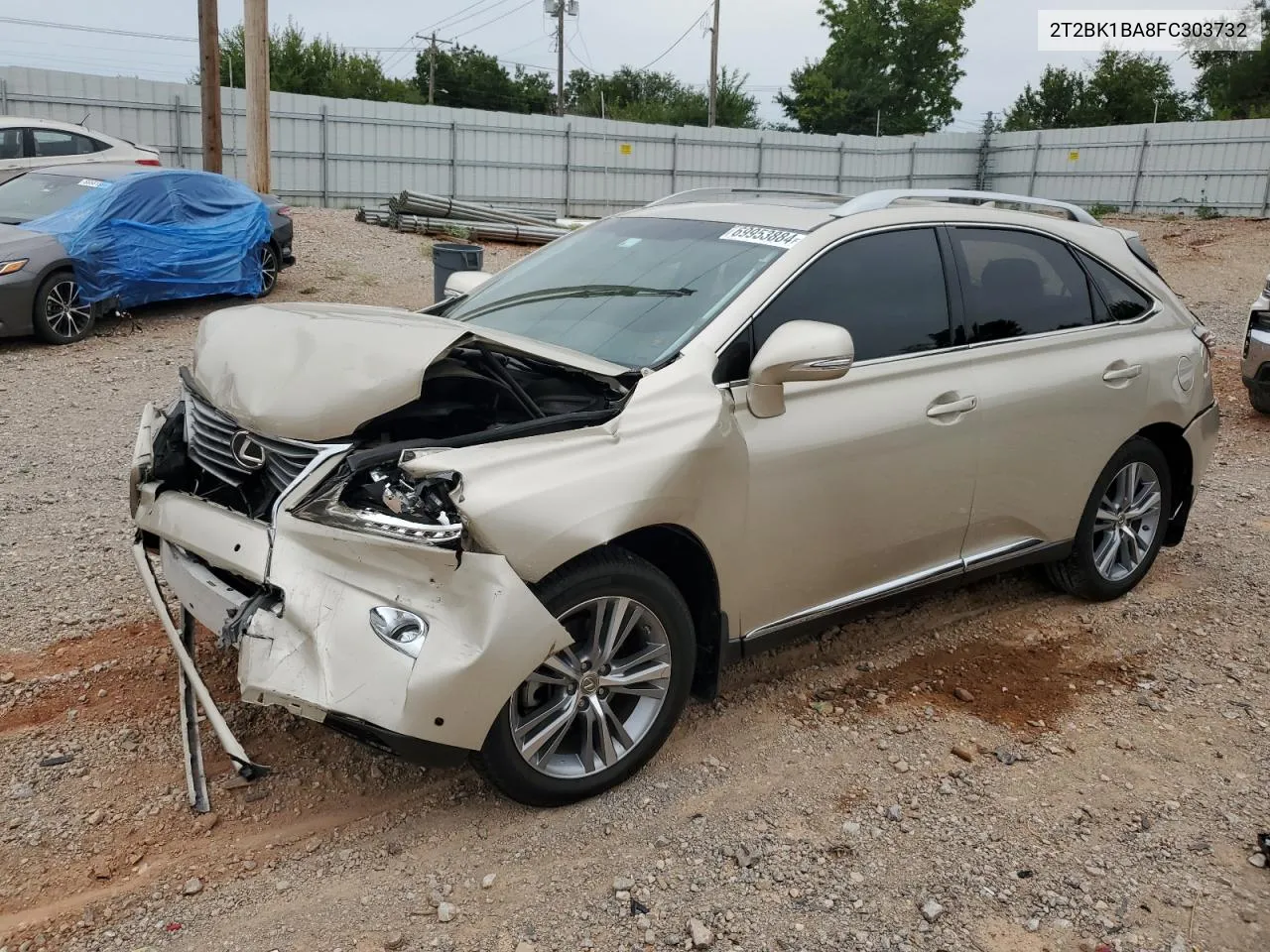 2T2BK1BA8FC303732 2015 Lexus Rx 350 Base