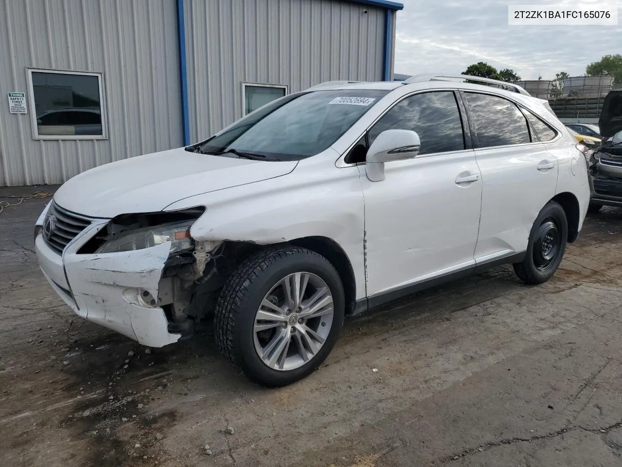 2015 Lexus Rx 350 VIN: 2T2ZK1BA1FC165076 Lot: 70052694