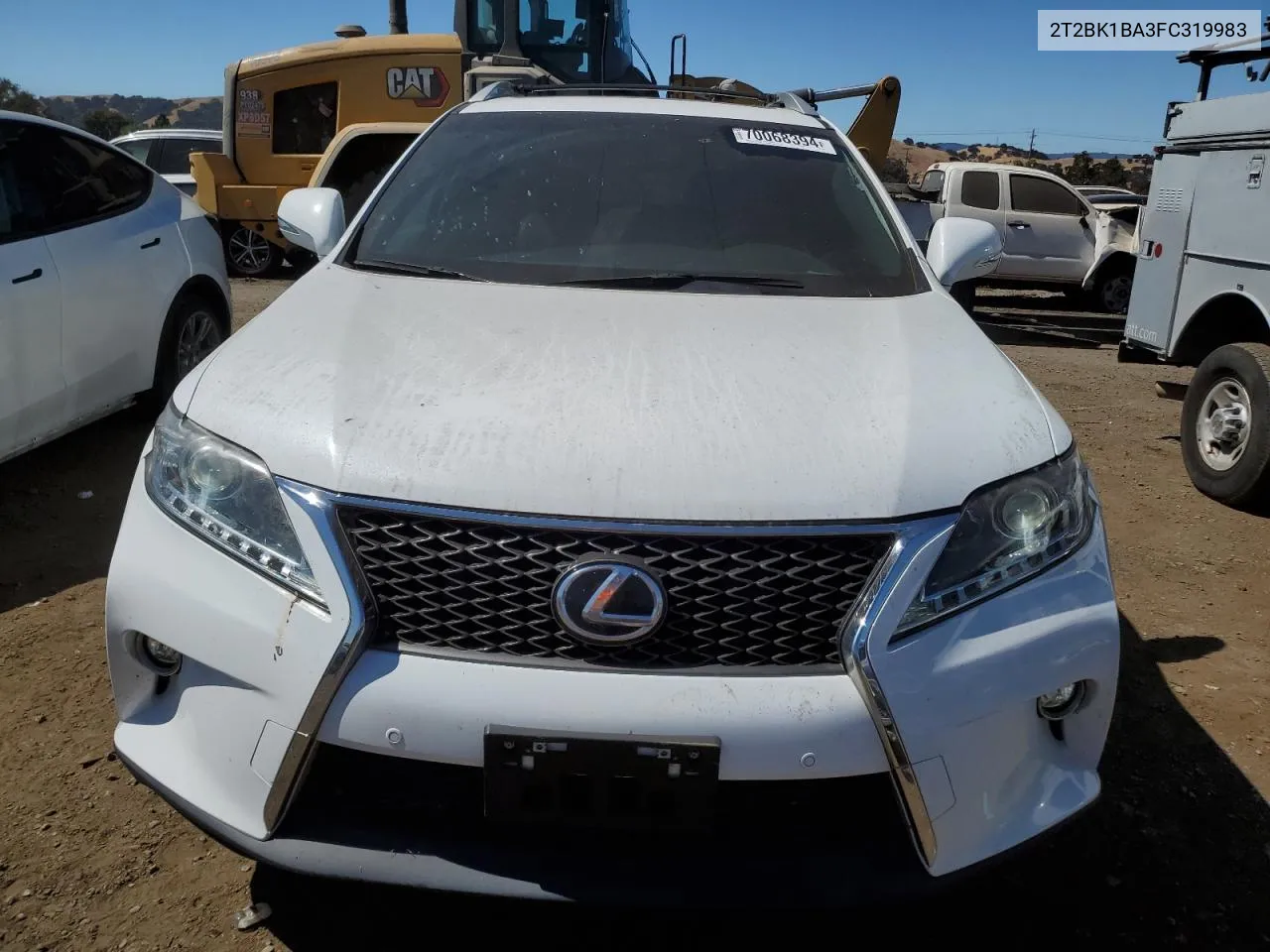 2015 Lexus Rx 350 Base VIN: 2T2BK1BA3FC319983 Lot: 70068394