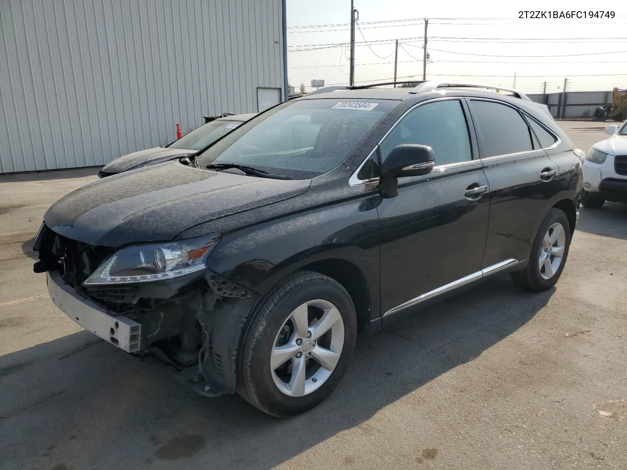 2015 Lexus Rx 350 VIN: 2T2ZK1BA6FC194749 Lot: 70243584