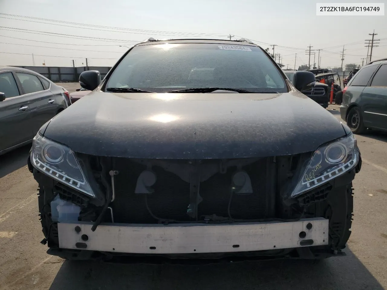 2T2ZK1BA6FC194749 2015 Lexus Rx 350