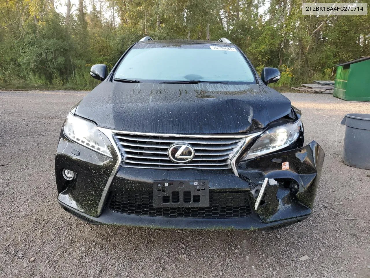 2015 Lexus Rx 350 Base VIN: 2T2BK1BA4FC270714 Lot: 70386684