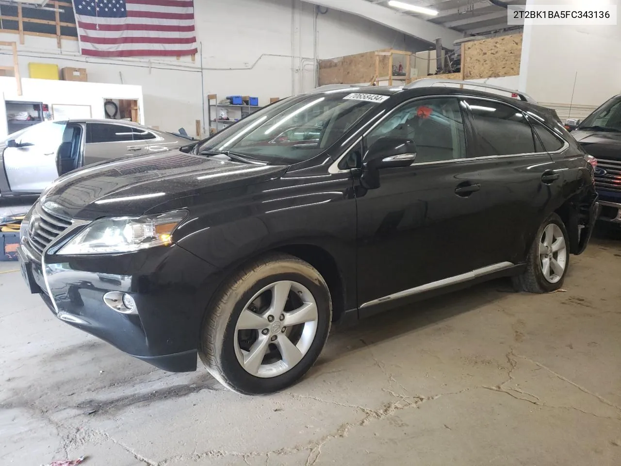 2015 Lexus Rx 350 Base VIN: 2T2BK1BA5FC343136 Lot: 70658434