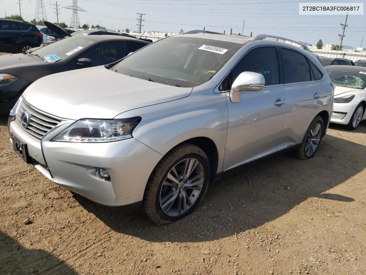 2015 Lexus Rx 450H VIN: 2T2BC1BA3FC006817 Lot: 70660904