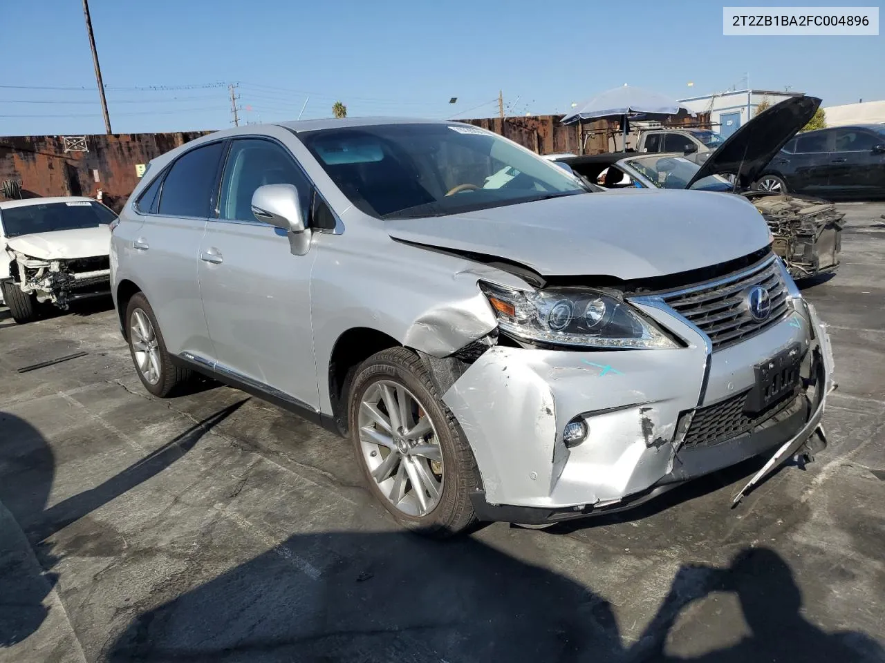 2015 Lexus Rx 450H VIN: 2T2ZB1BA2FC004896 Lot: 70728264