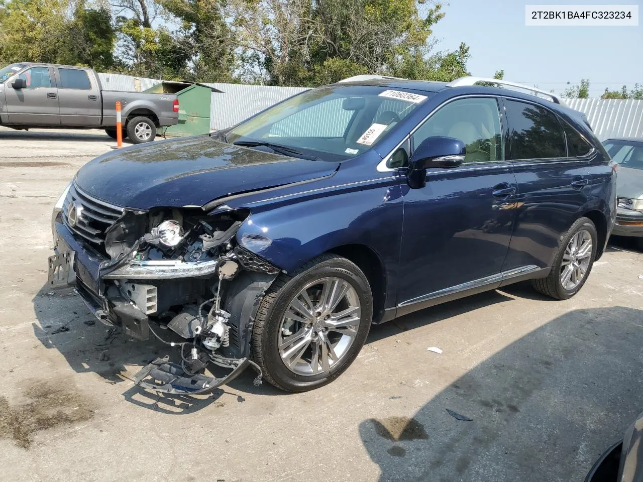 2015 Lexus Rx 350 Base VIN: 2T2BK1BA4FC323234 Lot: 71060364