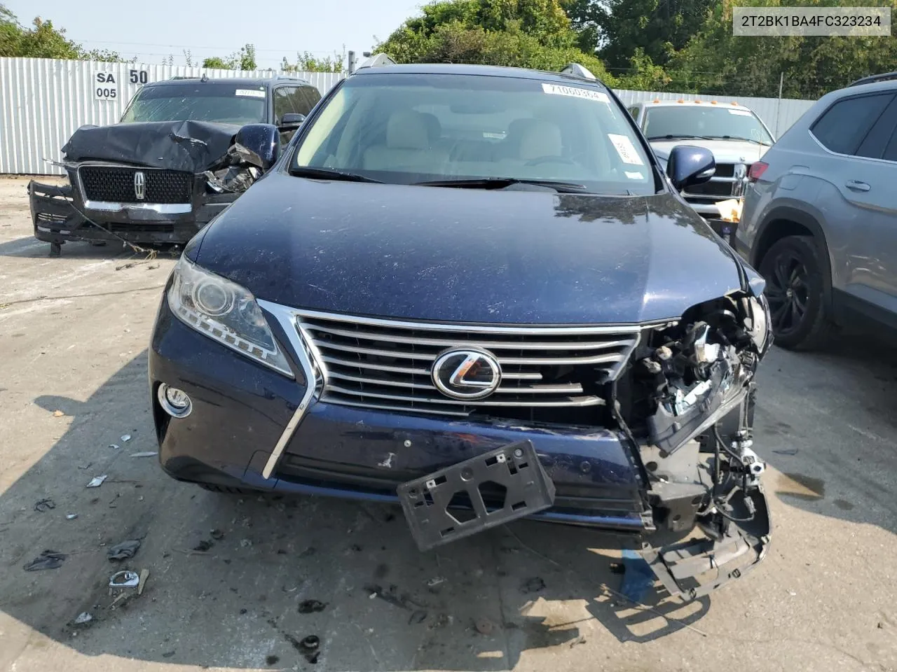 2015 Lexus Rx 350 Base VIN: 2T2BK1BA4FC323234 Lot: 71060364