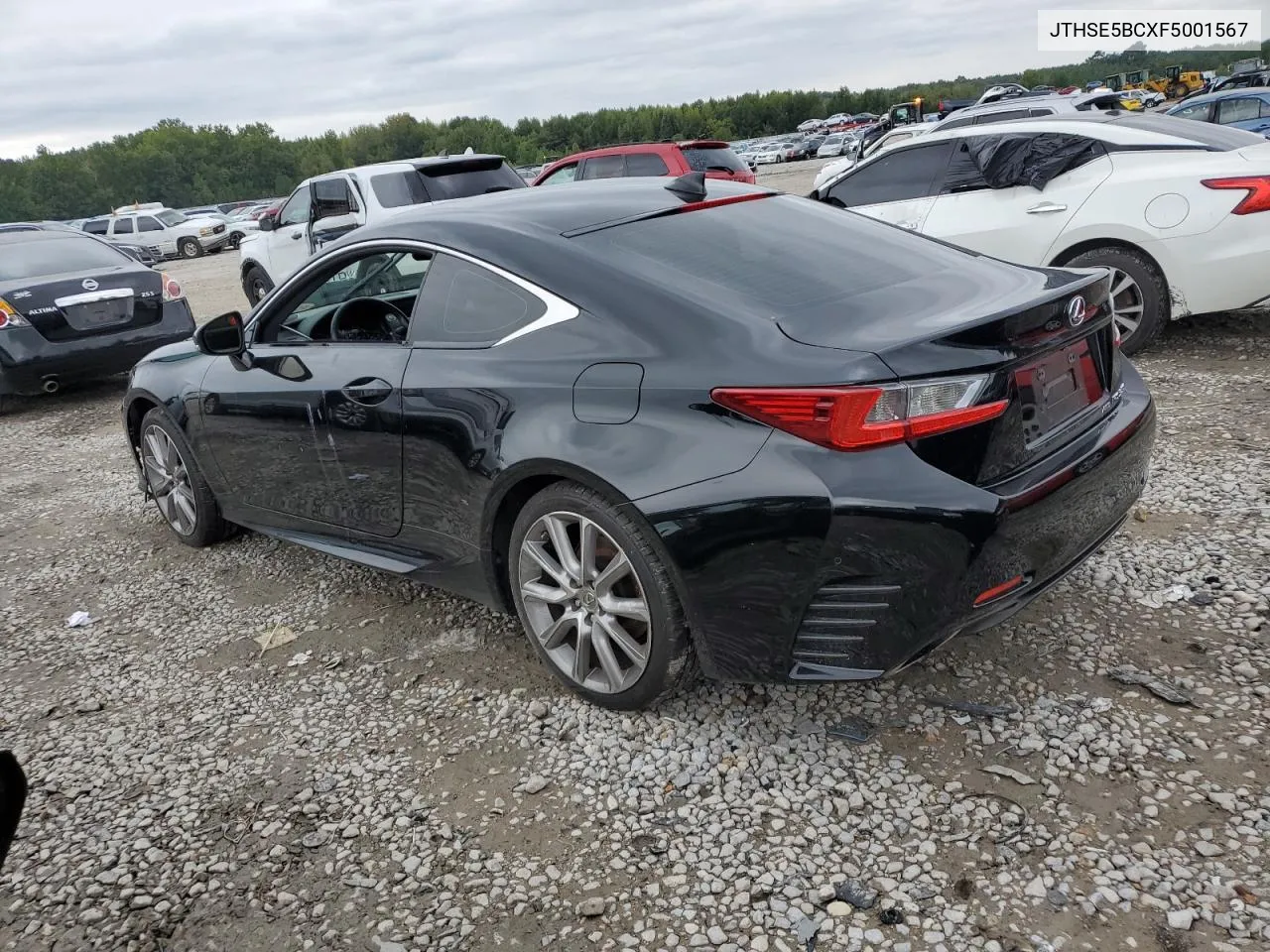 2015 Lexus Rc 350 VIN: JTHSE5BCXF5001567 Lot: 71283364