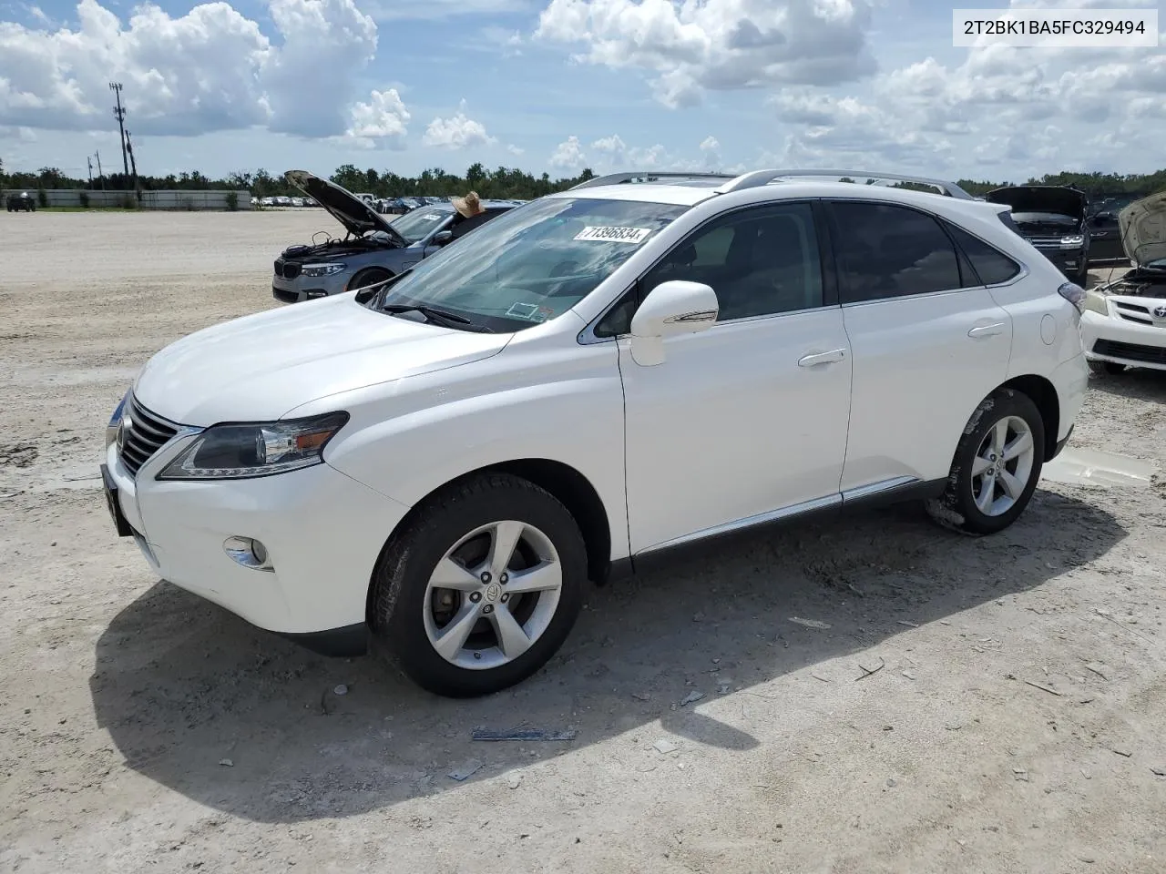 2015 Lexus Rx 350 Base VIN: 2T2BK1BA5FC329494 Lot: 71396834