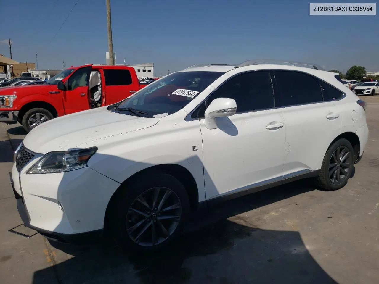 2015 Lexus Rx 350 Base VIN: 2T2BK1BAXFC335954 Lot: 71459534