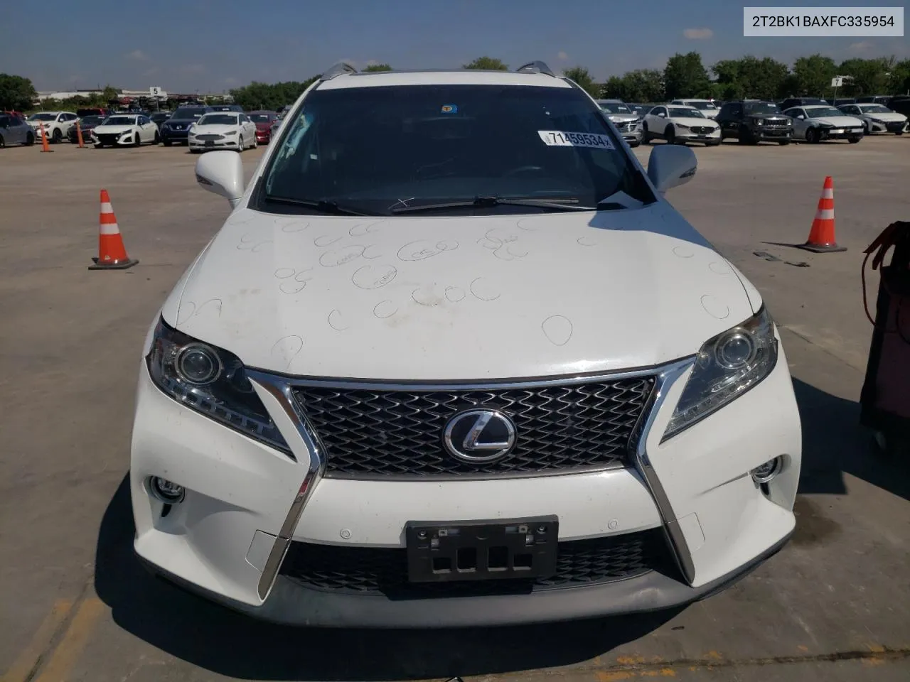 2T2BK1BAXFC335954 2015 Lexus Rx 350 Base