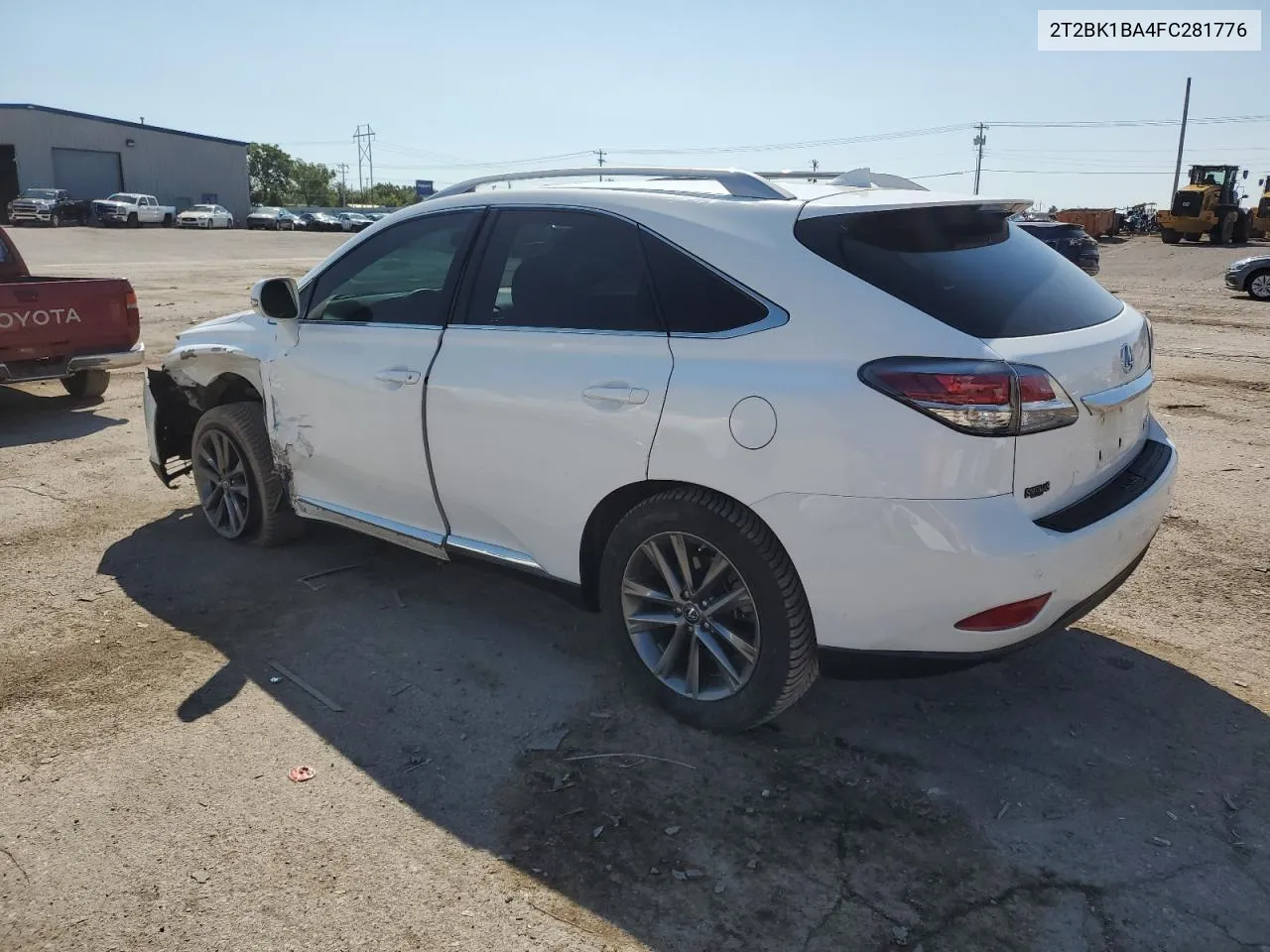 2015 Lexus Rx 350 Base VIN: 2T2BK1BA4FC281776 Lot: 71551364