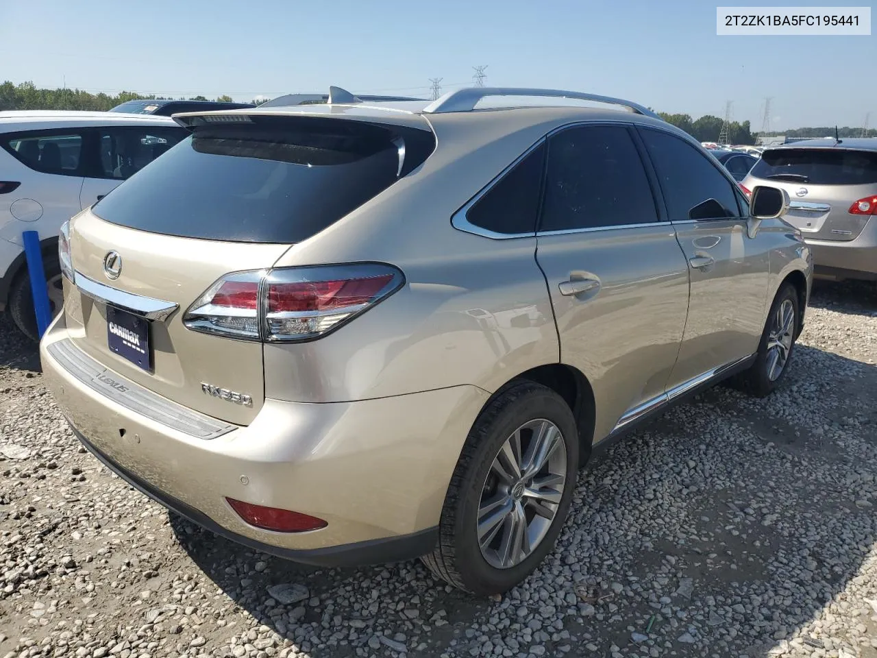 2T2ZK1BA5FC195441 2015 Lexus Rx 350