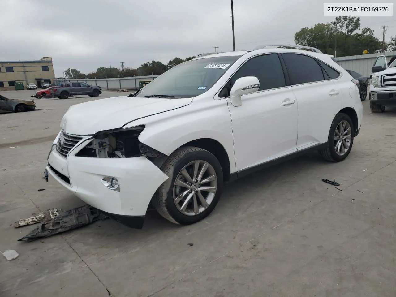 2015 Lexus Rx 350 VIN: 2T2ZK1BA1FC169726 Lot: 71725414