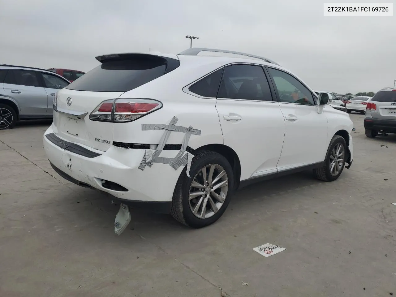 2T2ZK1BA1FC169726 2015 Lexus Rx 350