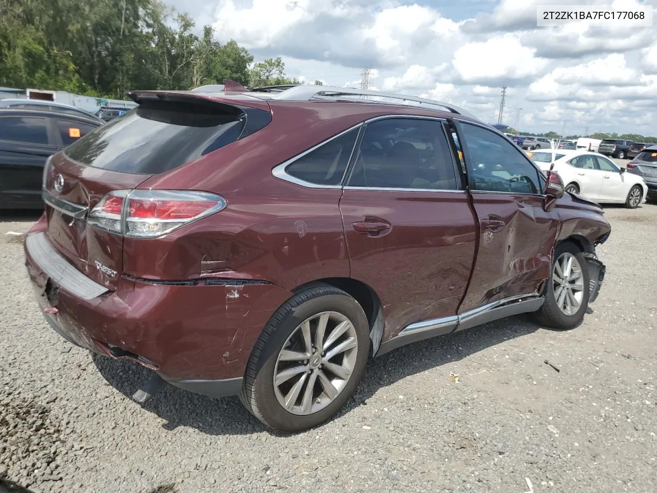 2T2ZK1BA7FC177068 2015 Lexus Rx 350