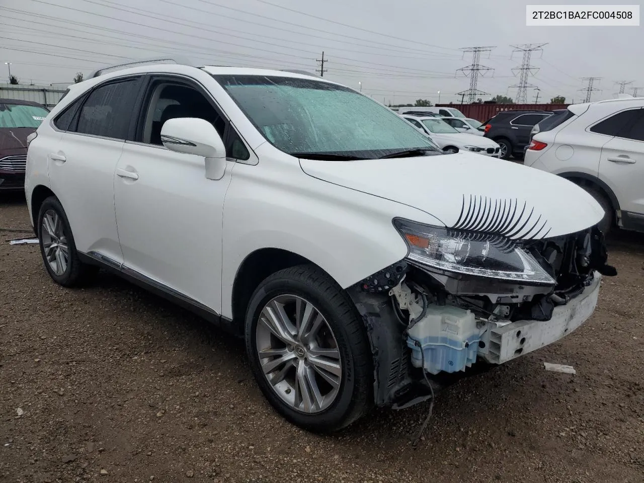 2015 Lexus Rx 450H VIN: 2T2BC1BA2FC004508 Lot: 71932524