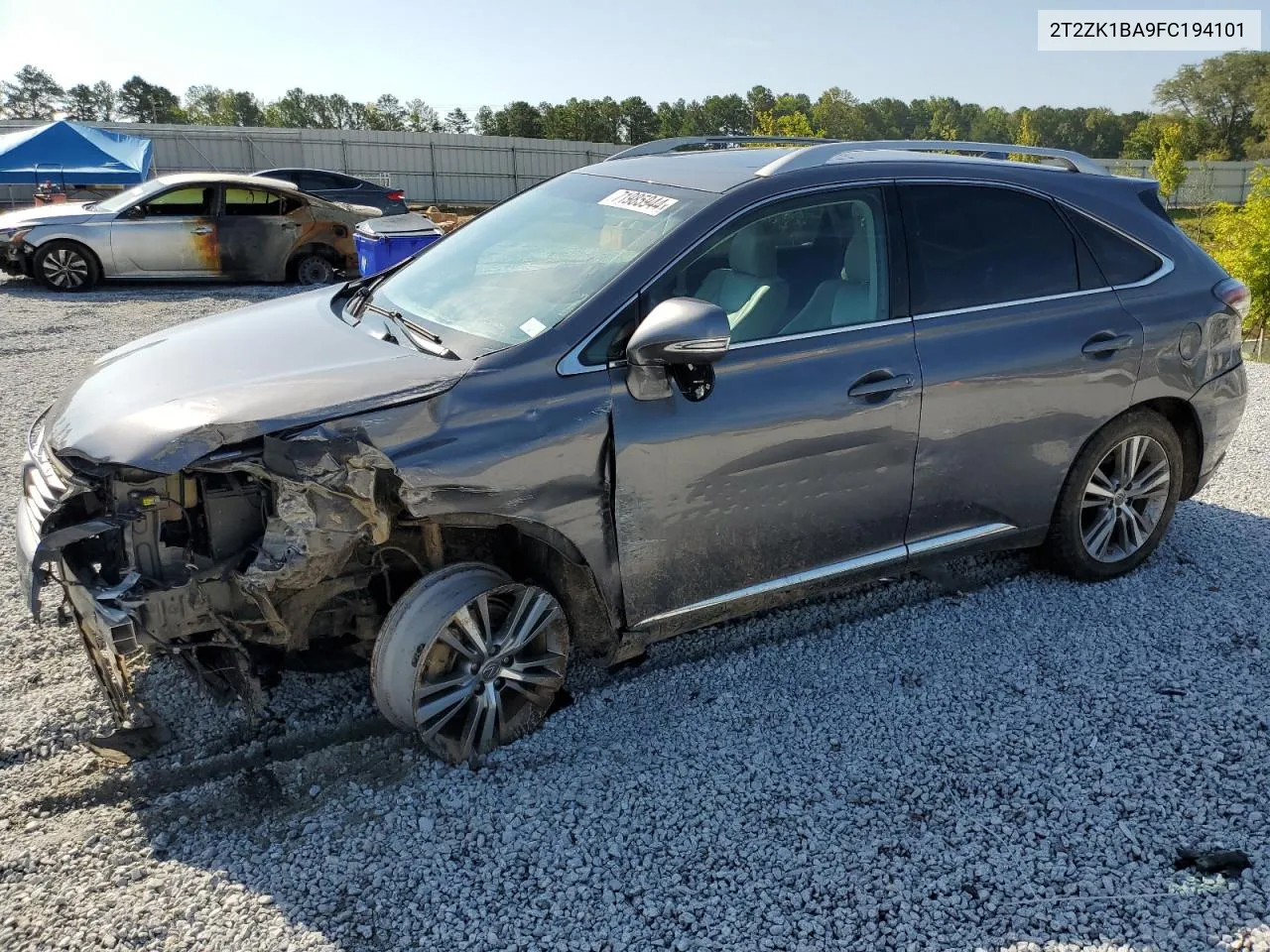 2015 Lexus Rx 350 VIN: 2T2ZK1BA9FC194101 Lot: 71985944