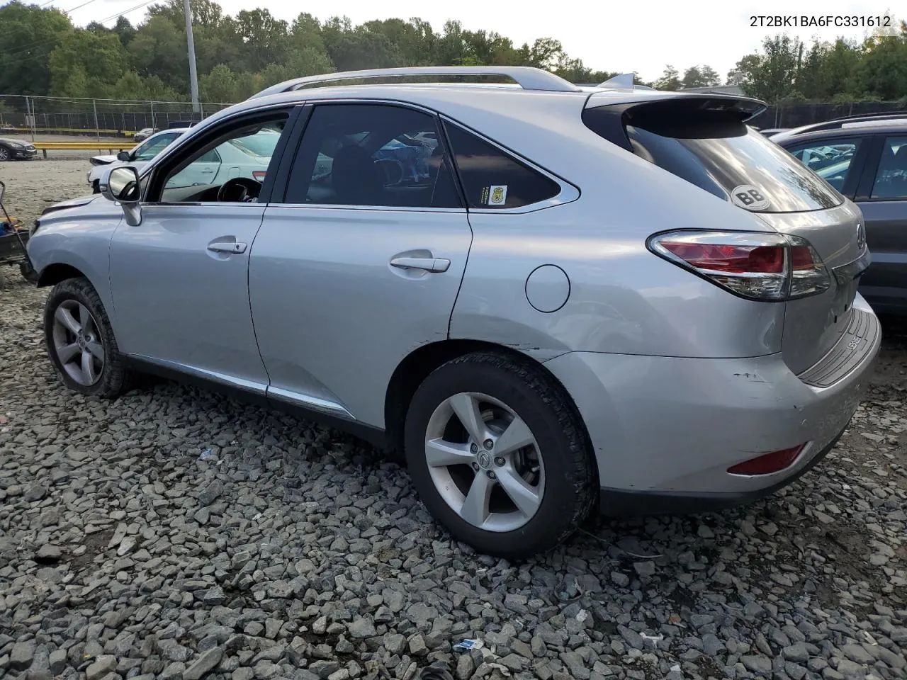 2015 Lexus Rx 350 Base VIN: 2T2BK1BA6FC331612 Lot: 72057414