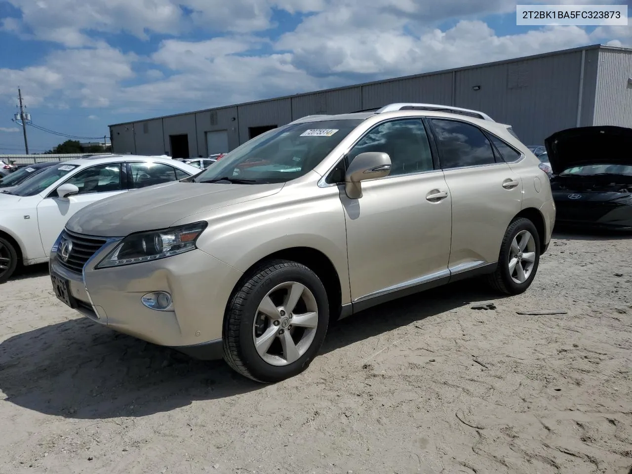 2015 Lexus Rx 350 Base VIN: 2T2BK1BA5FC323873 Lot: 72075514