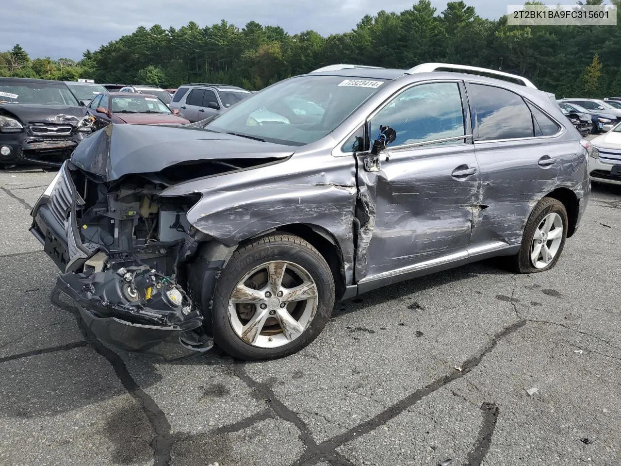 2015 Lexus Rx 350 Base VIN: 2T2BK1BA9FC315601 Lot: 72323414