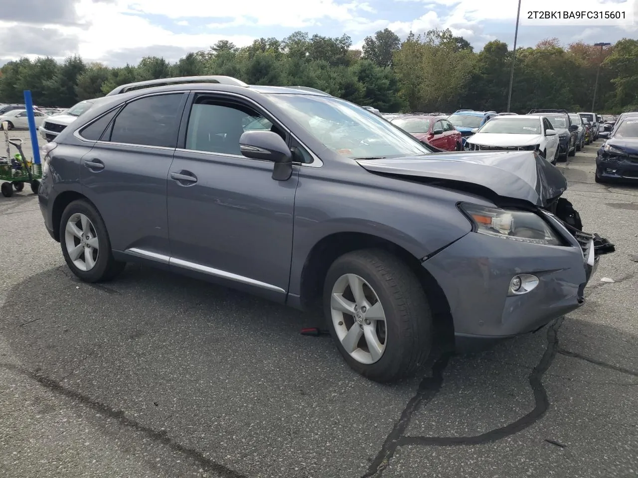 2015 Lexus Rx 350 Base VIN: 2T2BK1BA9FC315601 Lot: 72323414