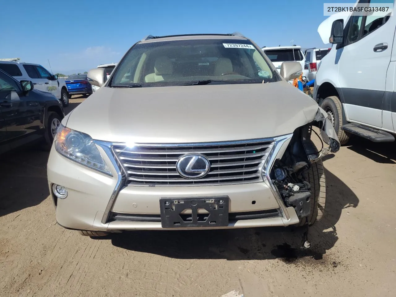 2015 Lexus Rx 350 Base VIN: 2T2BK1BA5FC313487 Lot: 72397244