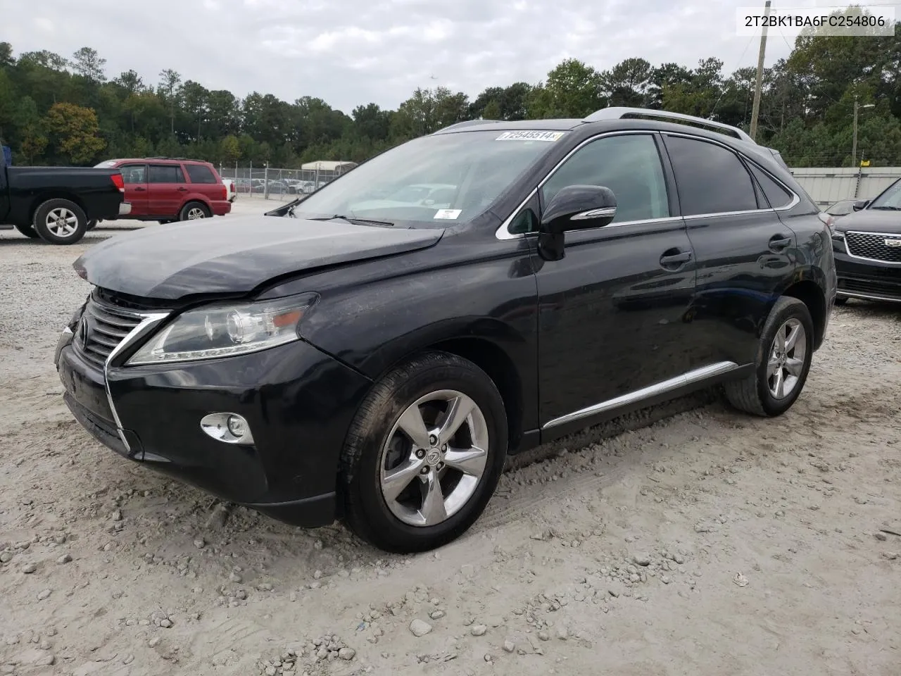 2015 Lexus Rx 350 Base VIN: 2T2BK1BA6FC254806 Lot: 72545514