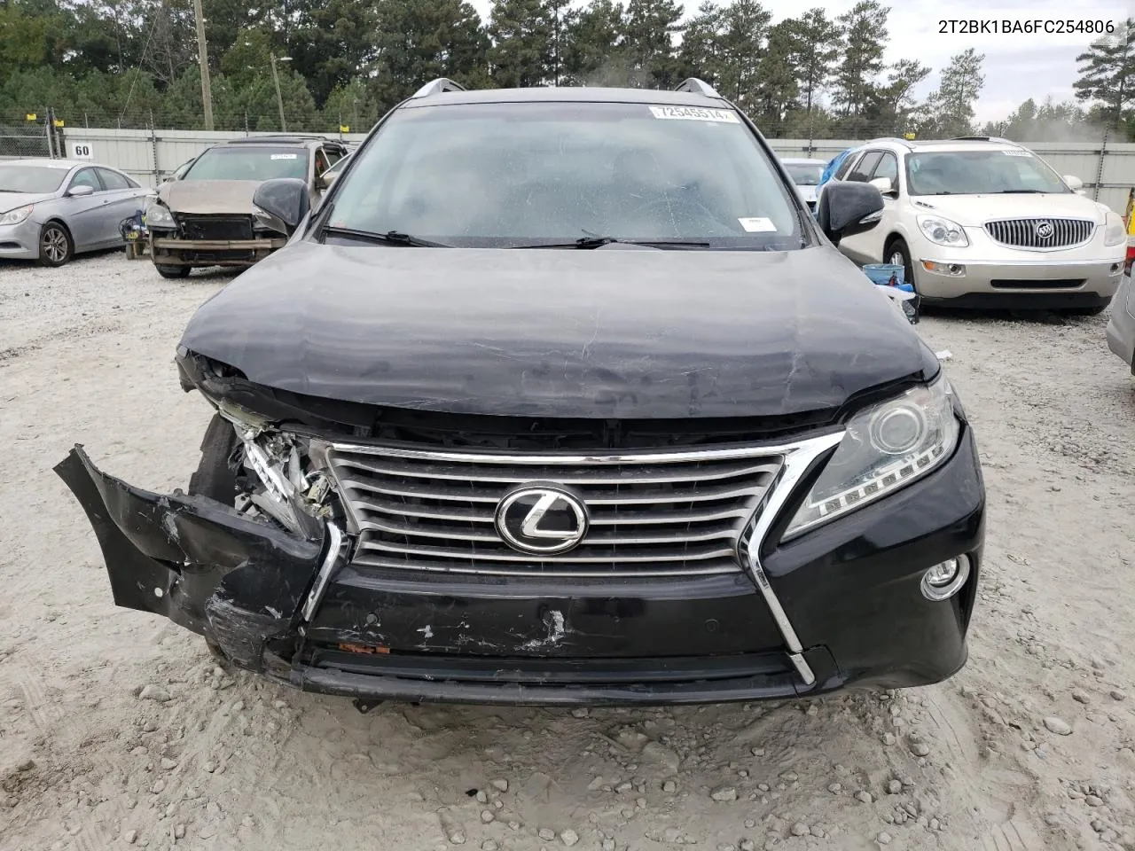 2015 Lexus Rx 350 Base VIN: 2T2BK1BA6FC254806 Lot: 72545514