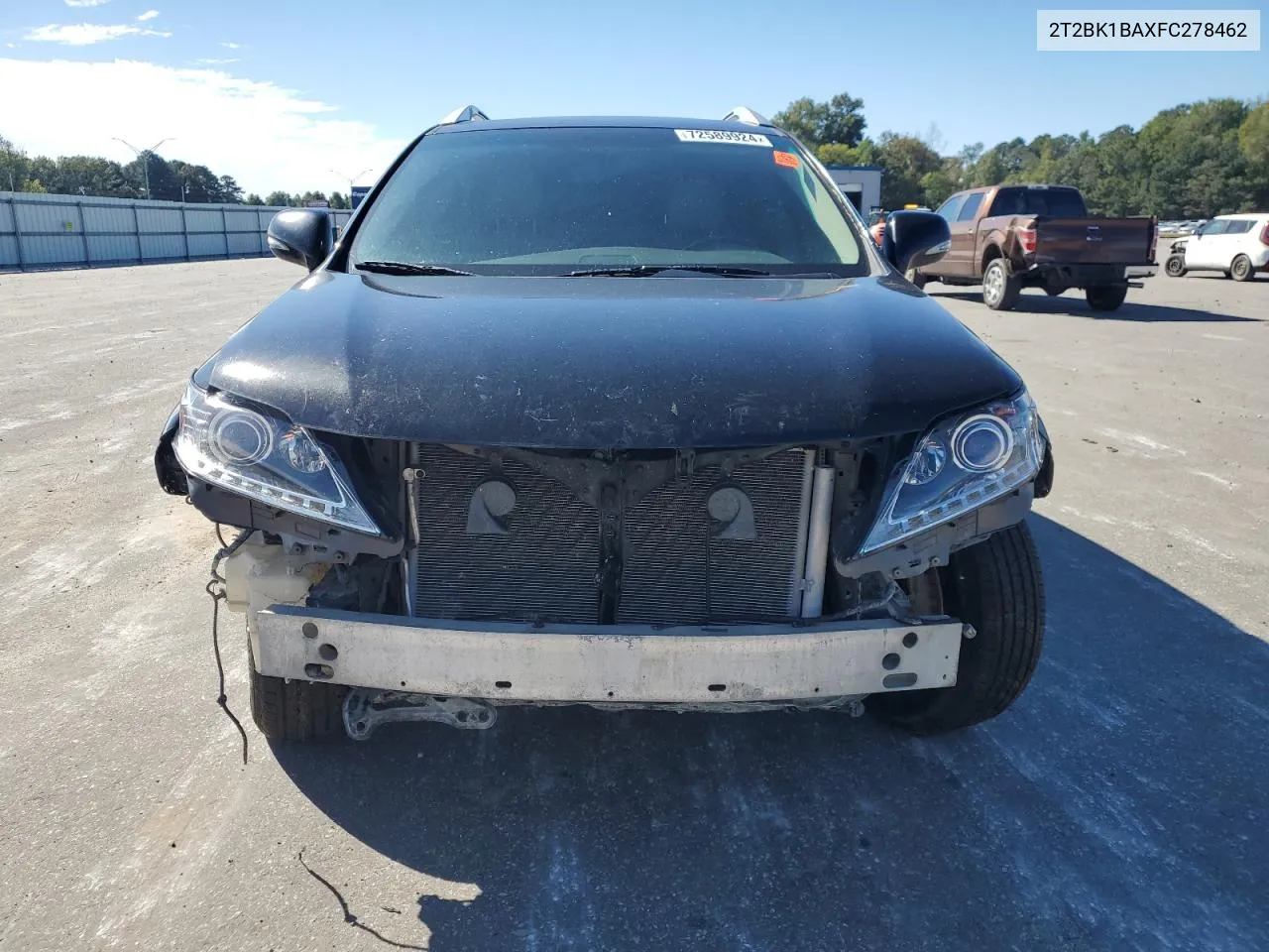 2015 Lexus Rx 350 Base VIN: 2T2BK1BAXFC278462 Lot: 72589924