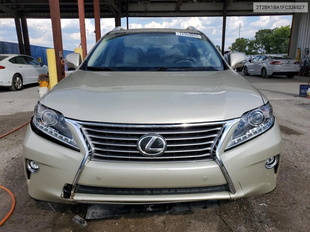 2015 Lexus Rx 350 Base VIN: 2T2BK1BA1FC326527 Lot: 72593054