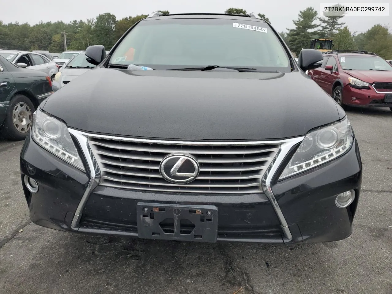 2T2BK1BA0FC299742 2015 Lexus Rx 350 Base