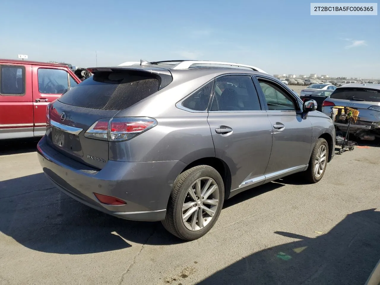 2015 Lexus Rx 450H VIN: 2T2BC1BA5FC006365 Lot: 72651054