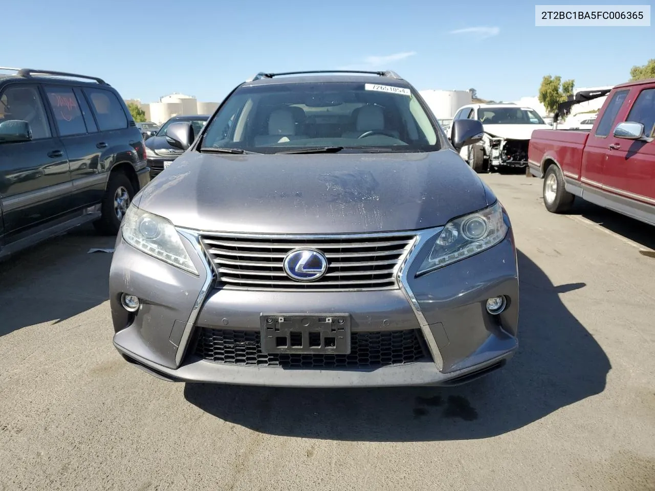 2T2BC1BA5FC006365 2015 Lexus Rx 450H