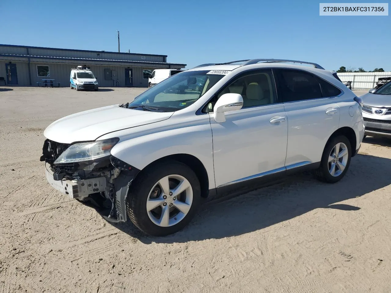 2015 Lexus Rx 350 Base VIN: 2T2BK1BAXFC317356 Lot: 72655204