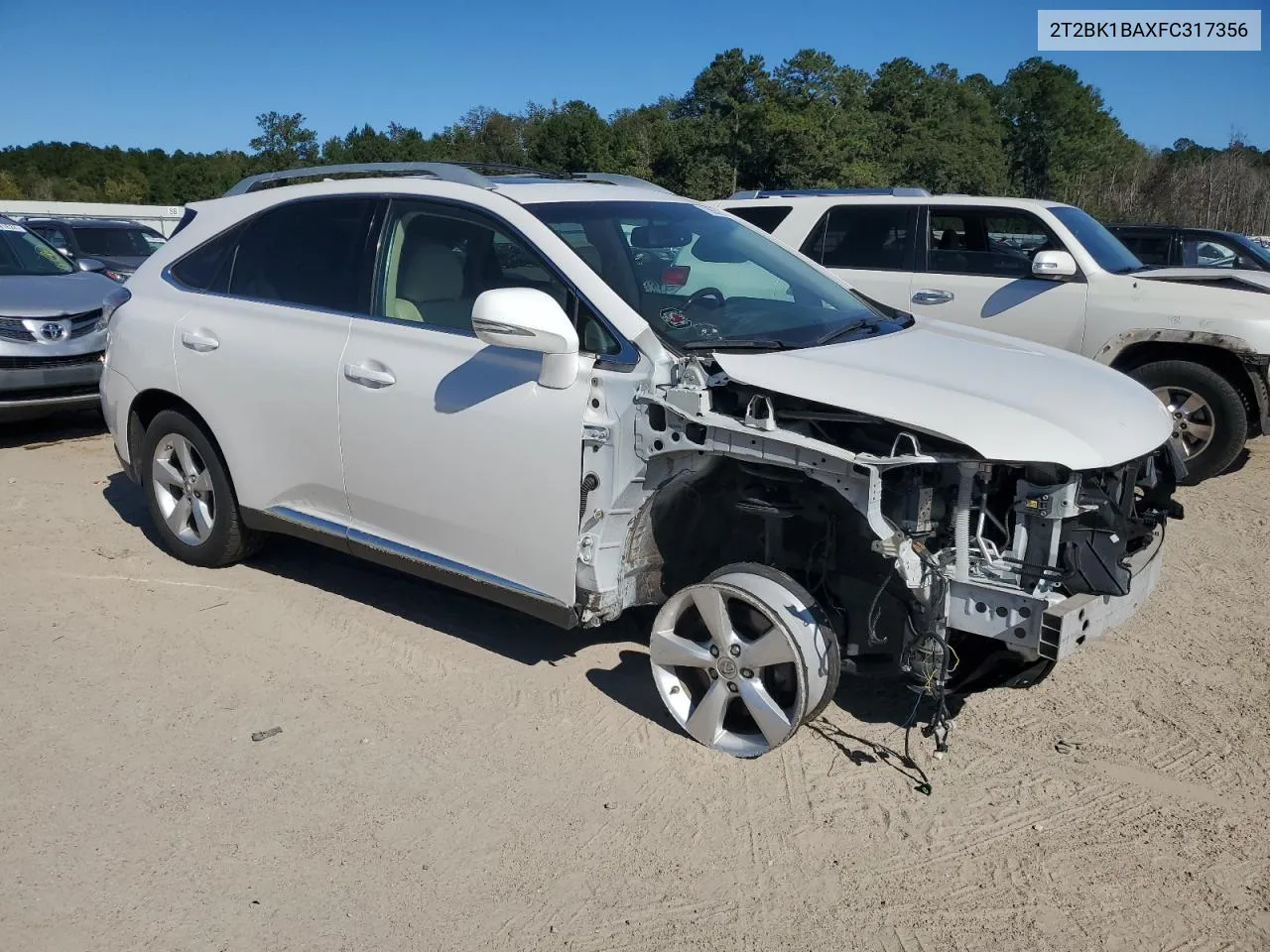 2015 Lexus Rx 350 Base VIN: 2T2BK1BAXFC317356 Lot: 72655204