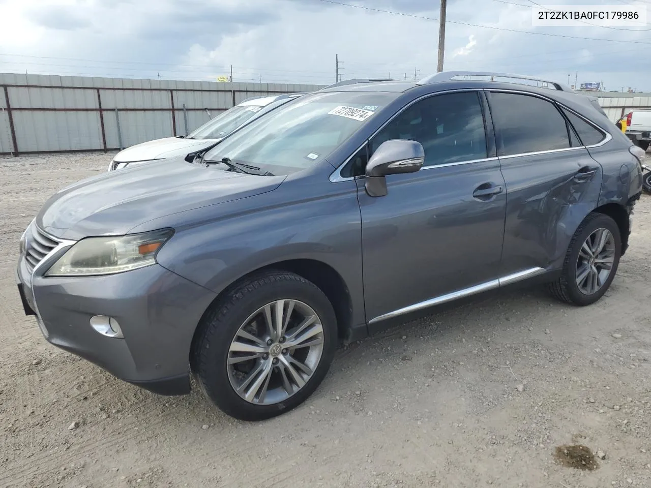 2015 Lexus Rx 350 VIN: 2T2ZK1BA0FC179986 Lot: 72709274