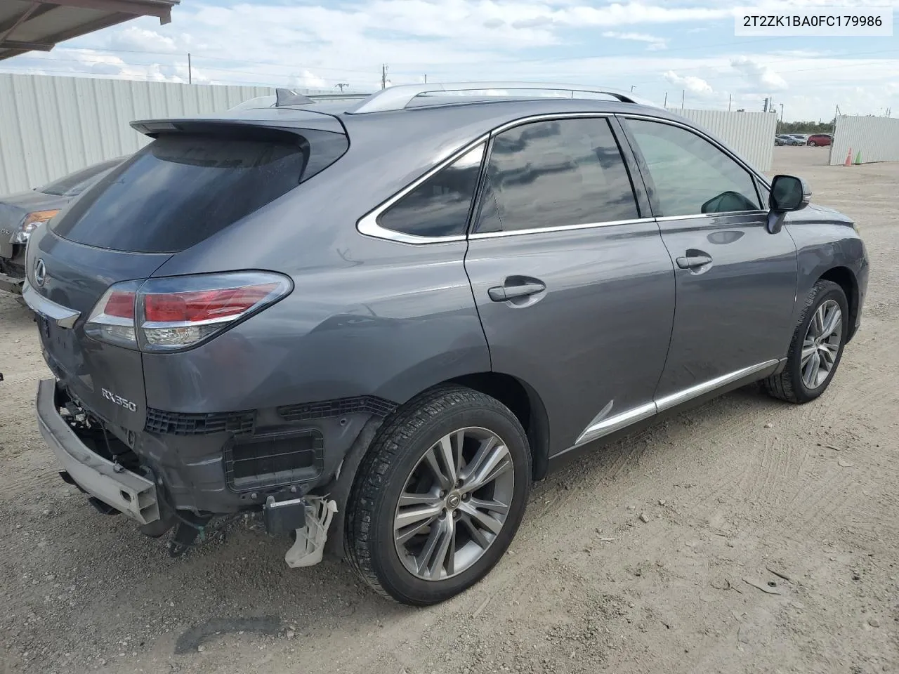 2015 Lexus Rx 350 VIN: 2T2ZK1BA0FC179986 Lot: 72709274