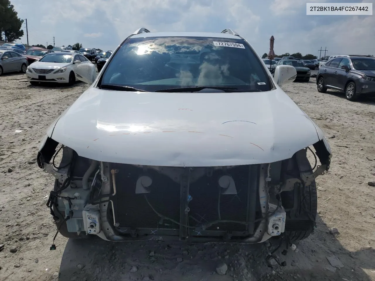 2T2BK1BA4FC267442 2015 Lexus Rx 350 Base