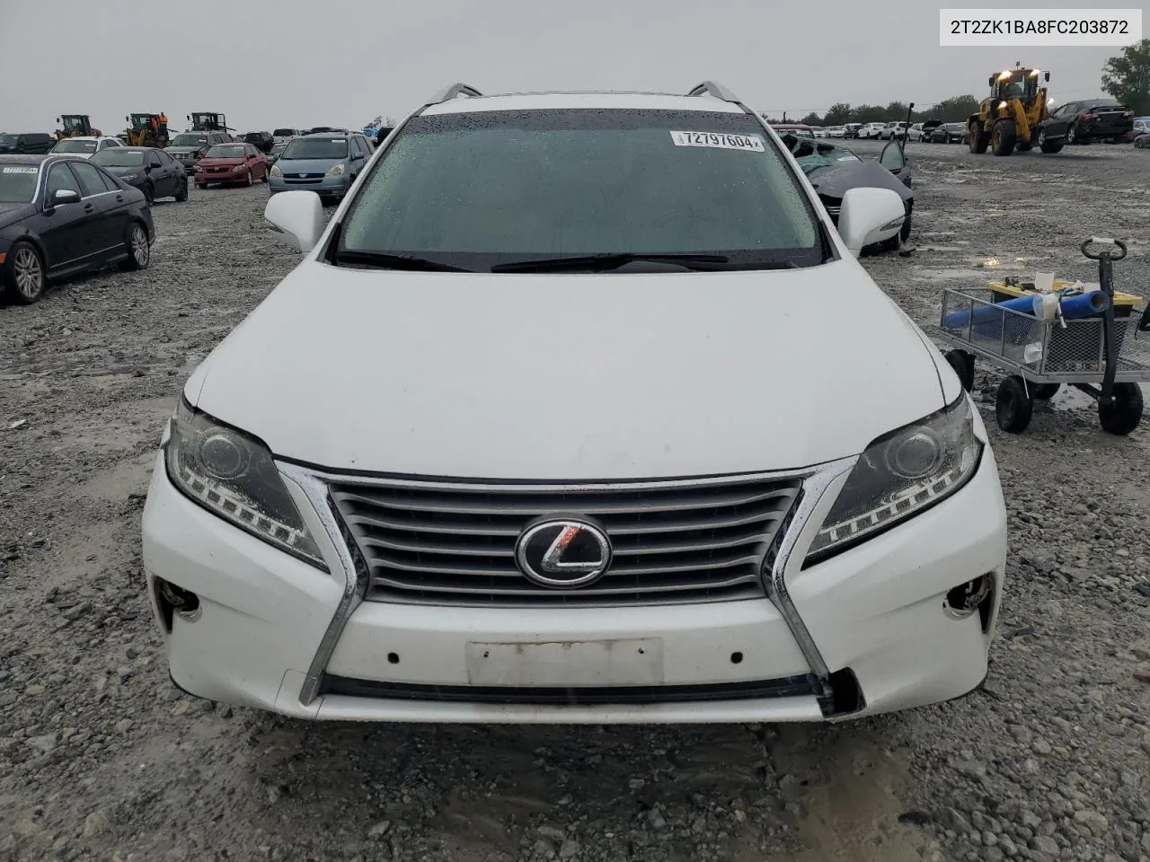 2015 Lexus Rx 350 VIN: 2T2ZK1BA8FC203872 Lot: 72797604